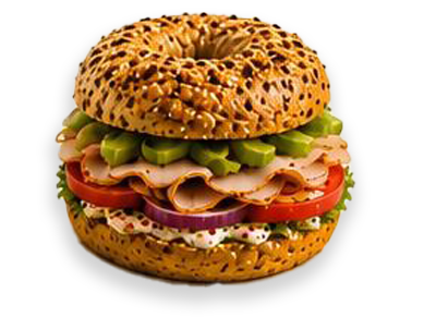 Turkey & Sun-Dried Tomato Bagel