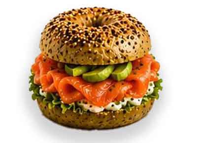 In-House Smoked Salmon Bagel